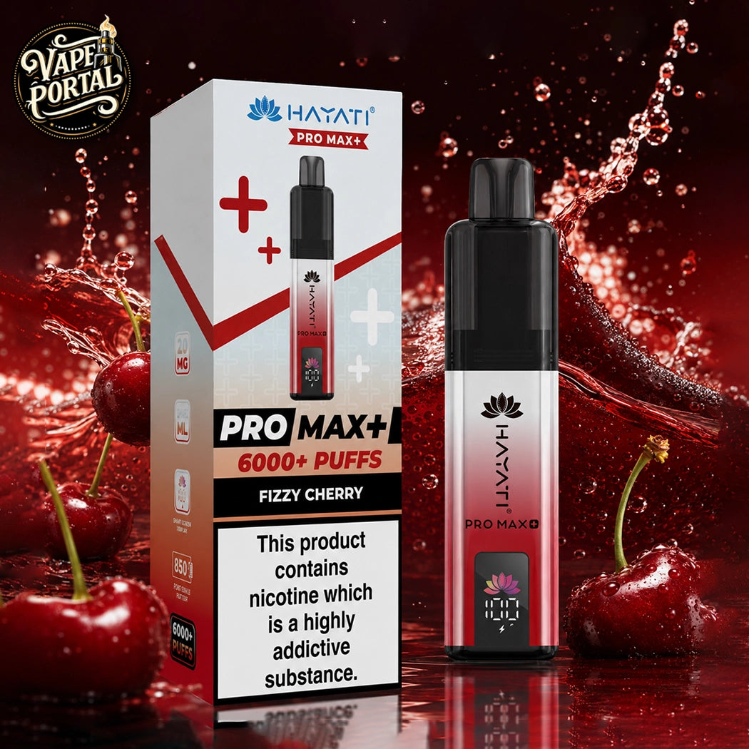 Hayati Pro Max+ 6000 Puffs Fizzy Cherry