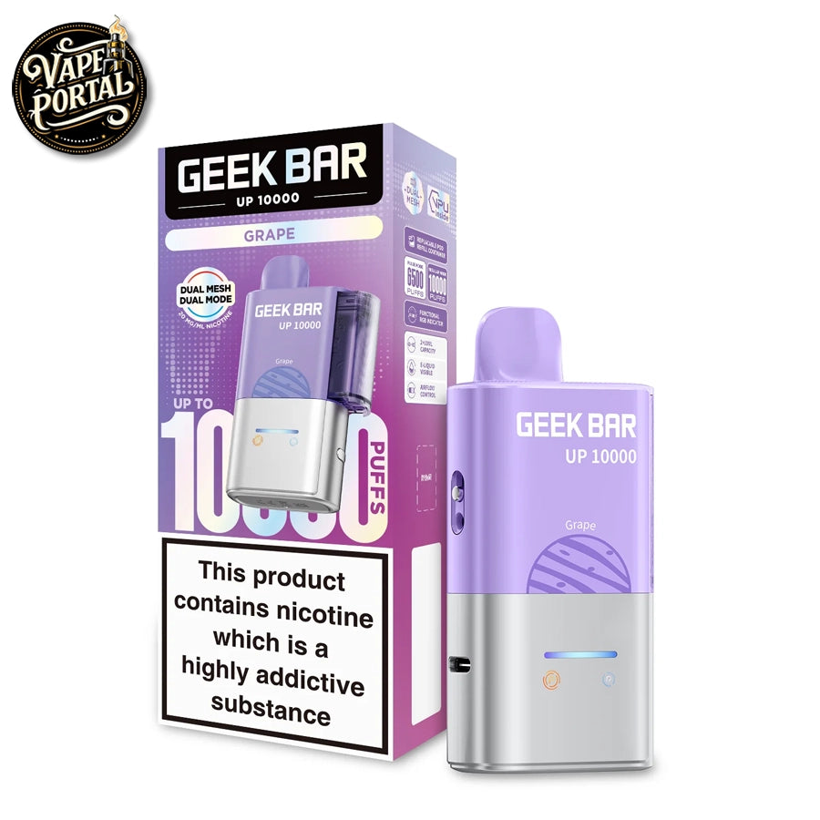 Geek Bar UP 10000 Prefilled Pod Kit Grape