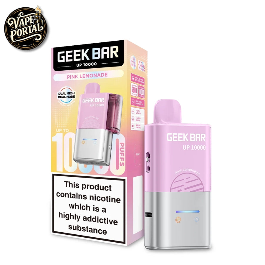Geek Bar UP 10000 Prefilled Pod Kit Pink Lemonade