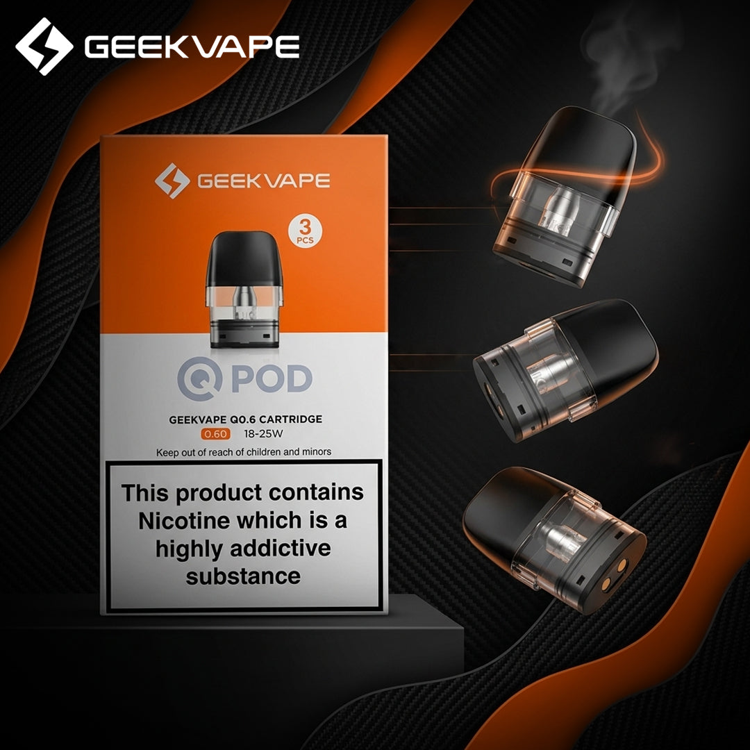 Geek Vape Q Replacement Pods - 3PK