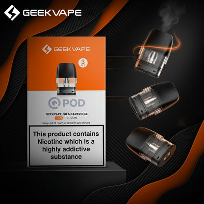 Geek Vape Q Replacement Pods - 3PK
