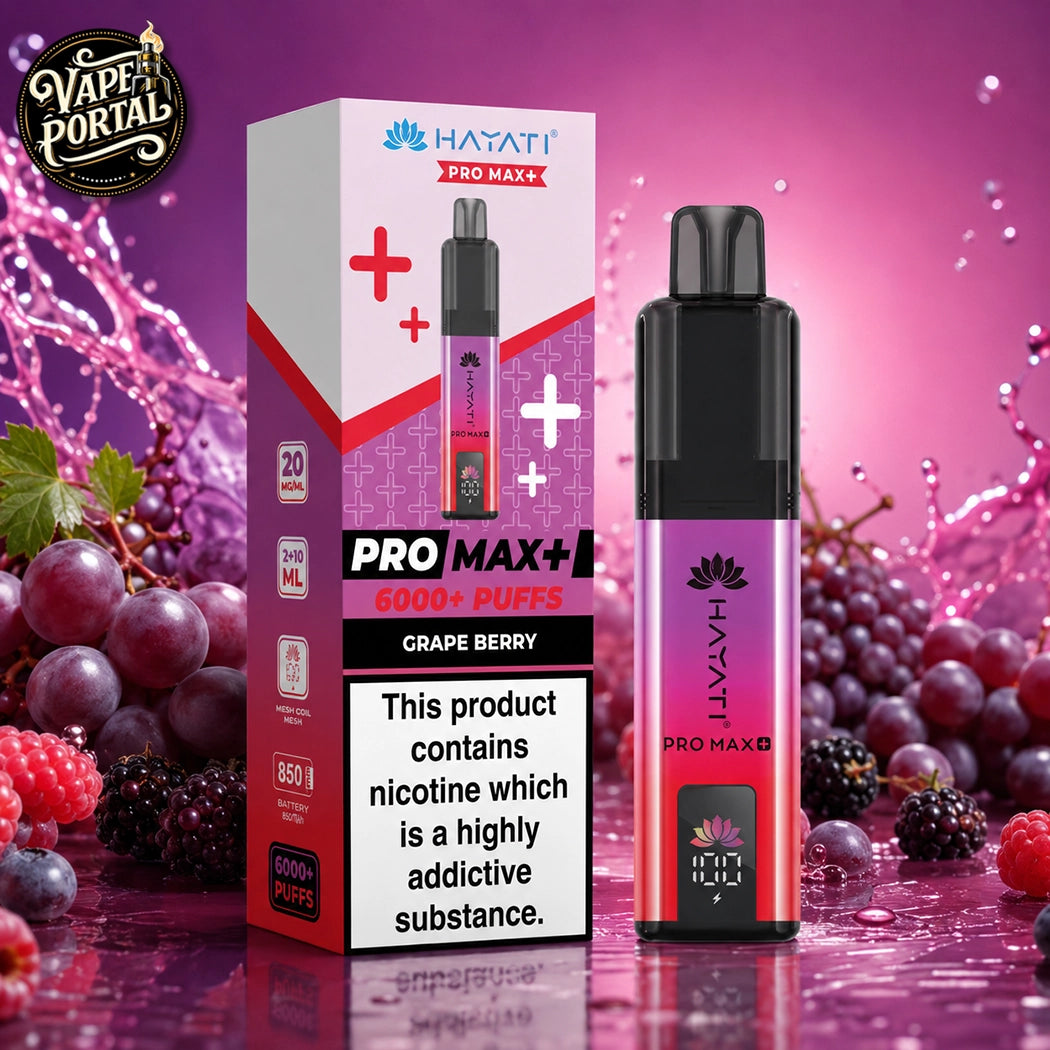 Hayati Pro Max+ 6000 Puffs Grape Berry