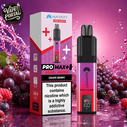 Hayati Pro Max+ 6000 Puffs Grape Berry