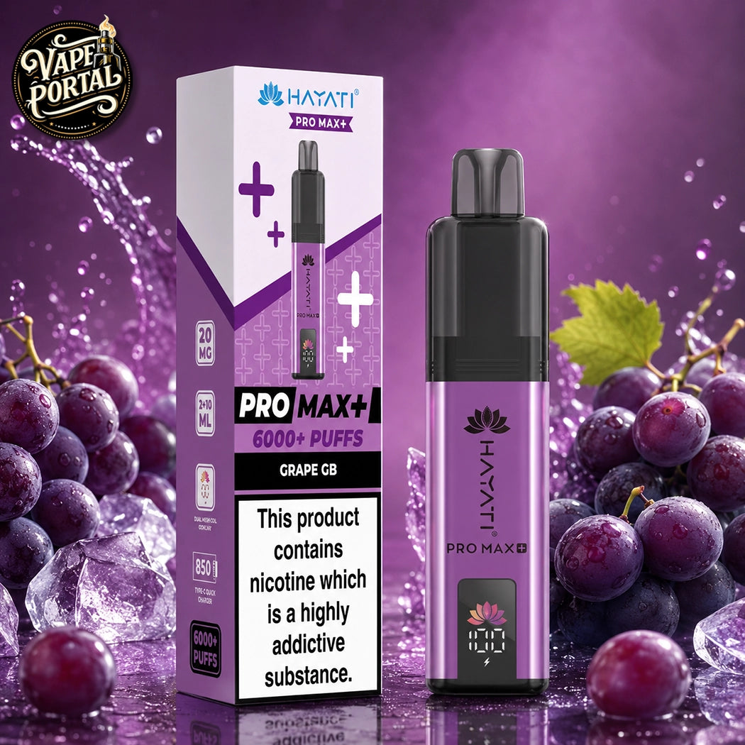 Hayati Pro Max+ 6000 Puffs Grape GB