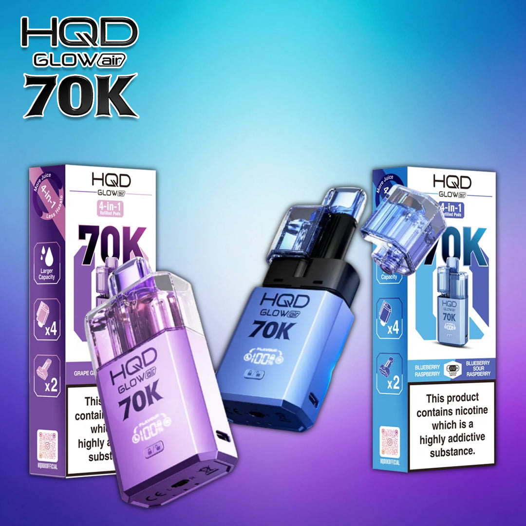 HQD Glow Air 70K Pod Kit