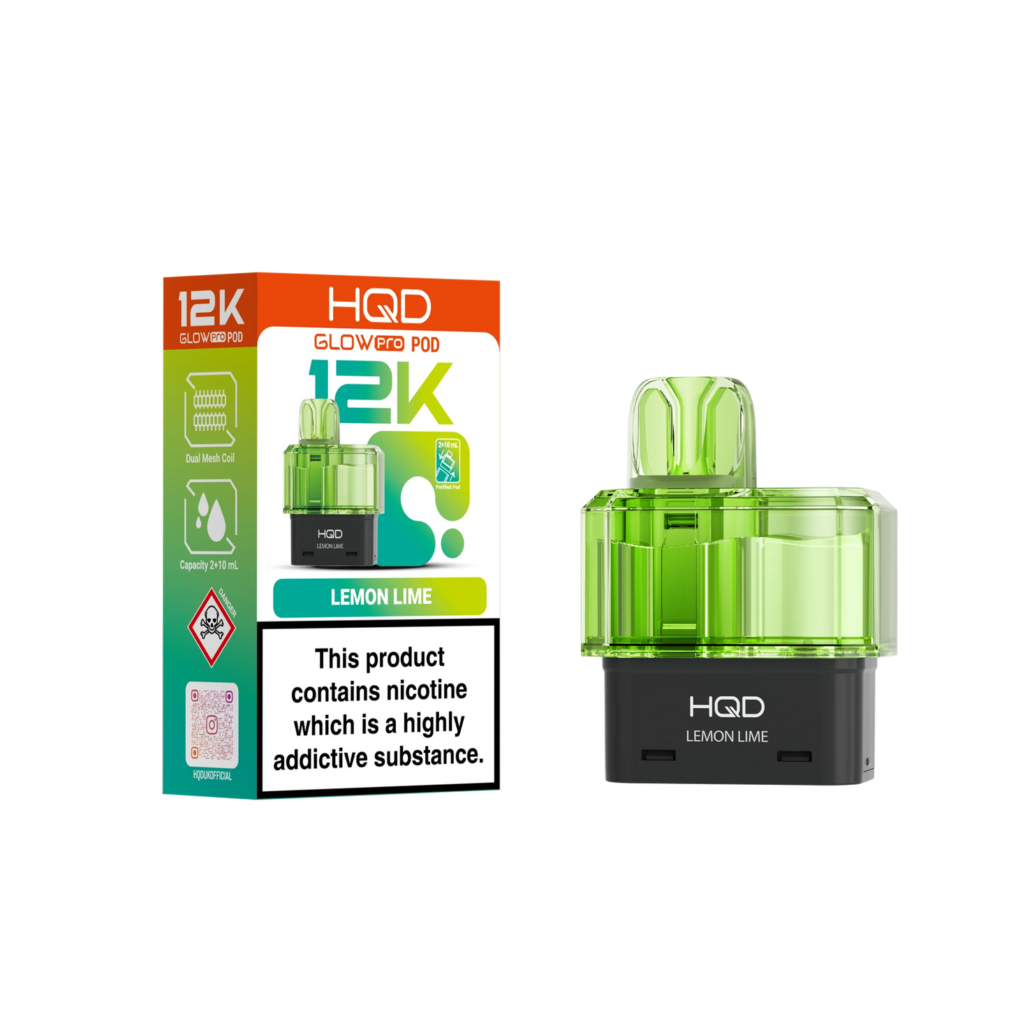 HQD Glow Pro 12K Replacement Pod