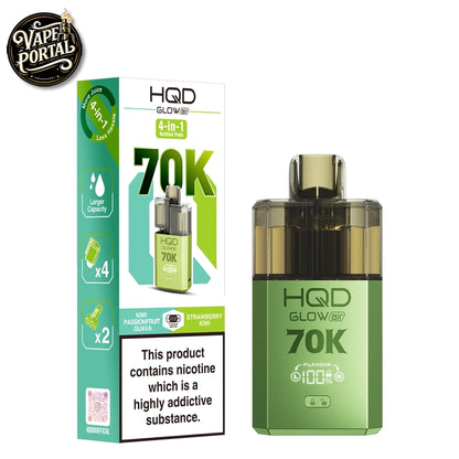 HQD Glow Air 70K Pod Kit Kiwi Passionfruit Guava & Strawberry Kiwi