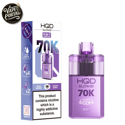 HQD Glow Air 70K Pod Kit Mixed Berries & Cherry Berry