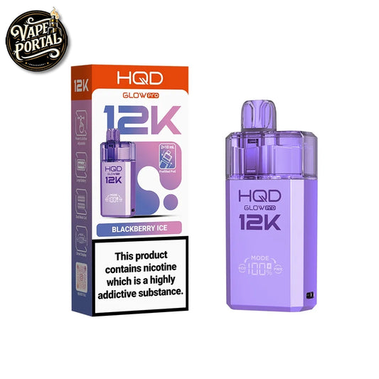 HQD Glow Pro 12K Replacement Pod Kit Blackberry Ice