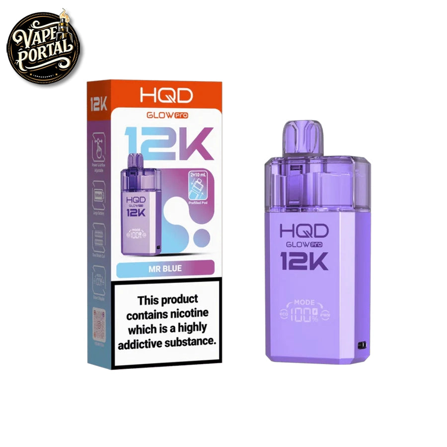 HQD Glow Pro 12K Replacement Pod Kit Mr Blue