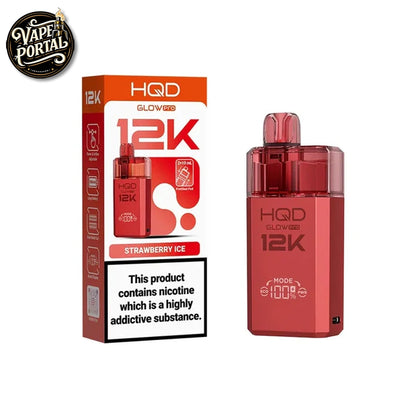HQD Glow Pro 12K Replacement Pod Kit Strawberry Ice