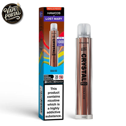 Hawcos x Lost Mary Crystal Pro Prefilled Pod Kit Cola Ice