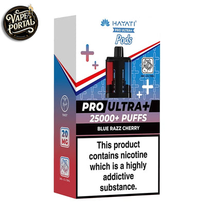 Hayati-Pro-Ultra-Plus-25000-Prefilled-Pods-Blue-Razz-Cherry