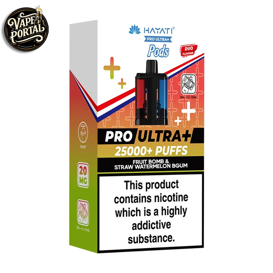 Hayati-Pro-Ultra-Plus-25000-Prefilled-Pods-Fruit-Bomb-_-Straw-Watermelon-BGUM