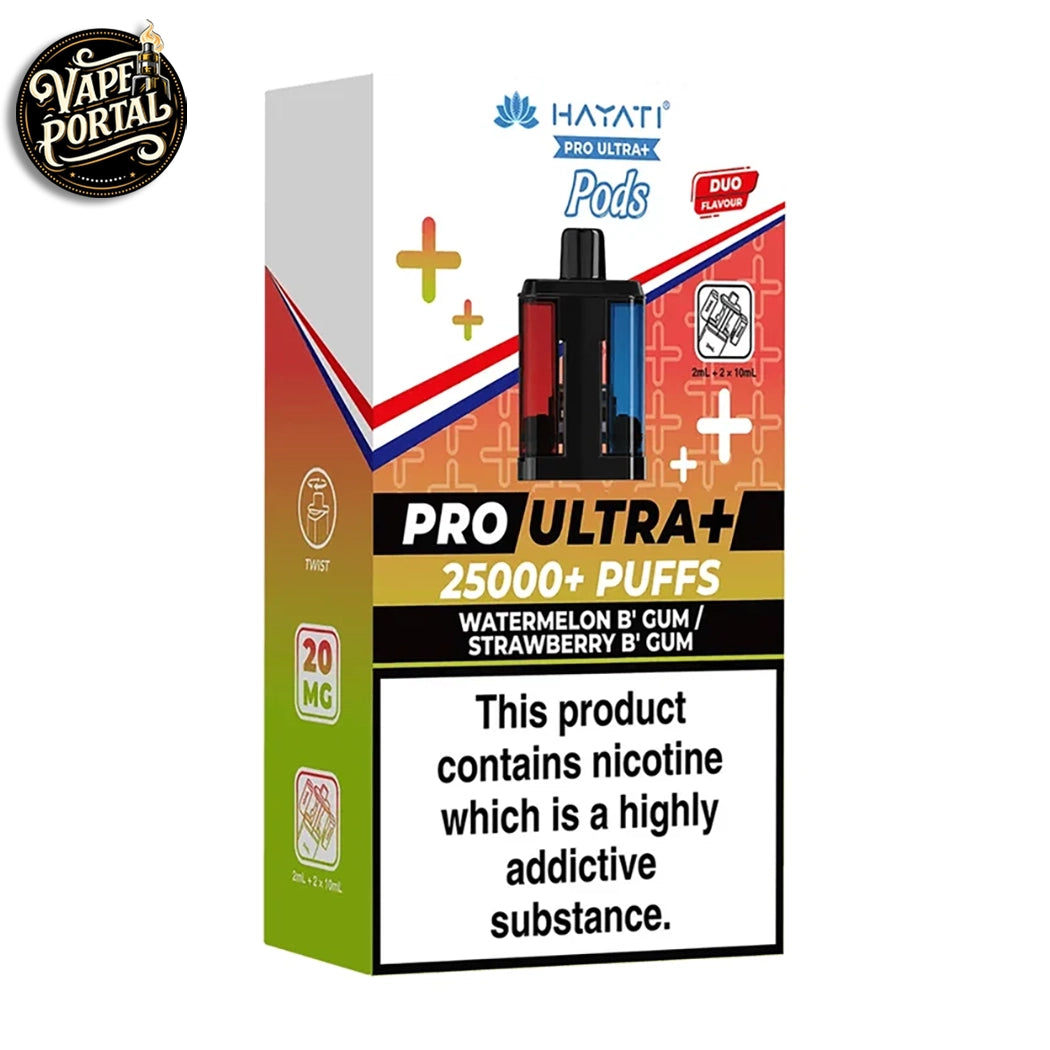 Hayati-Pro-Ultra-Plus-25000-Prefilled-Pods-Watermelon-B-Gum-_-Strawberry-B-Gum