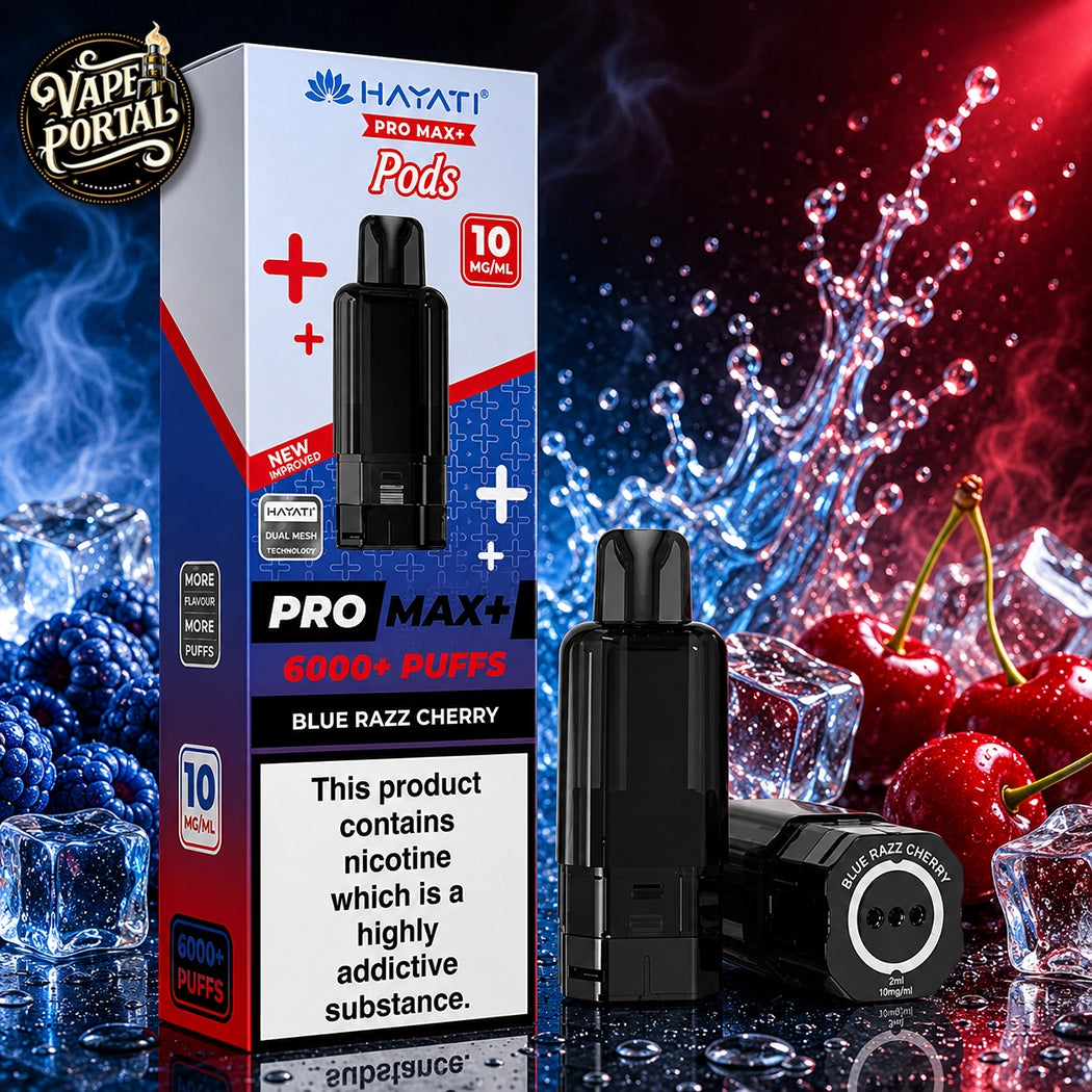Hayati Pro Max Plus 6000 Pods Blue Razz Cherry 