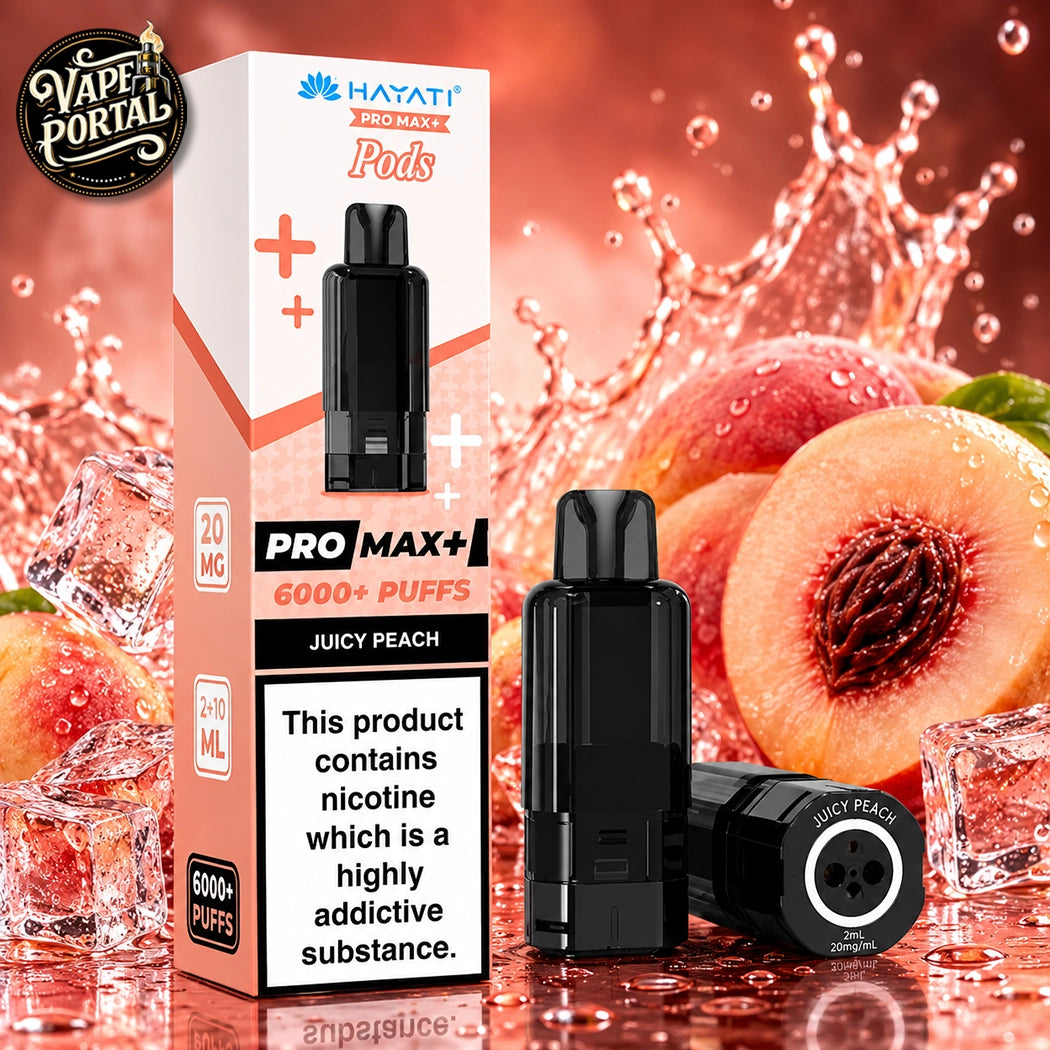 Hayati Pro Max Plus 6000 Pods Juicy Peach