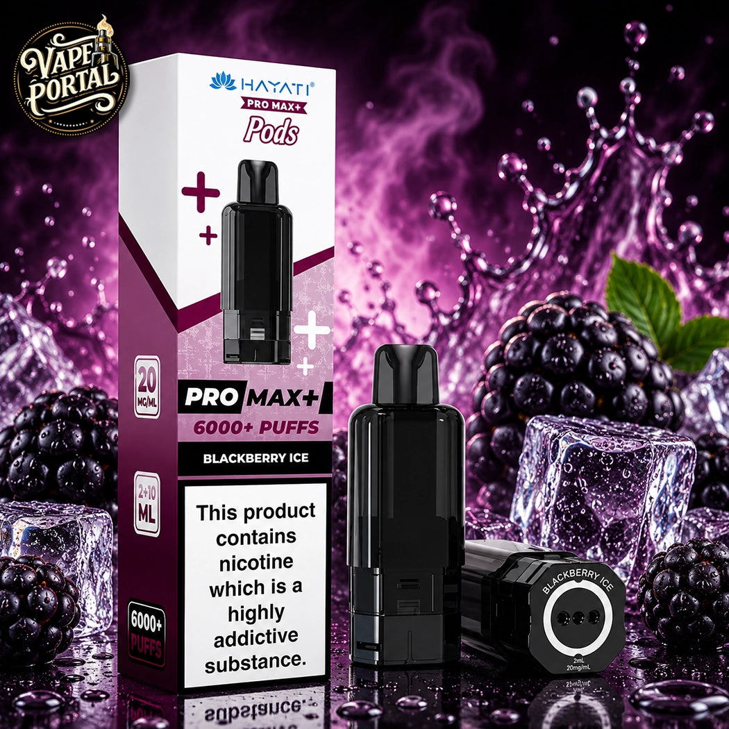 Hayati Pro Max Plus 6000 Pods Blackberry Ice