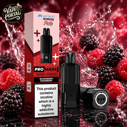 Hayati Pro Max Plus 6000 Pods Blackberry Raspberry