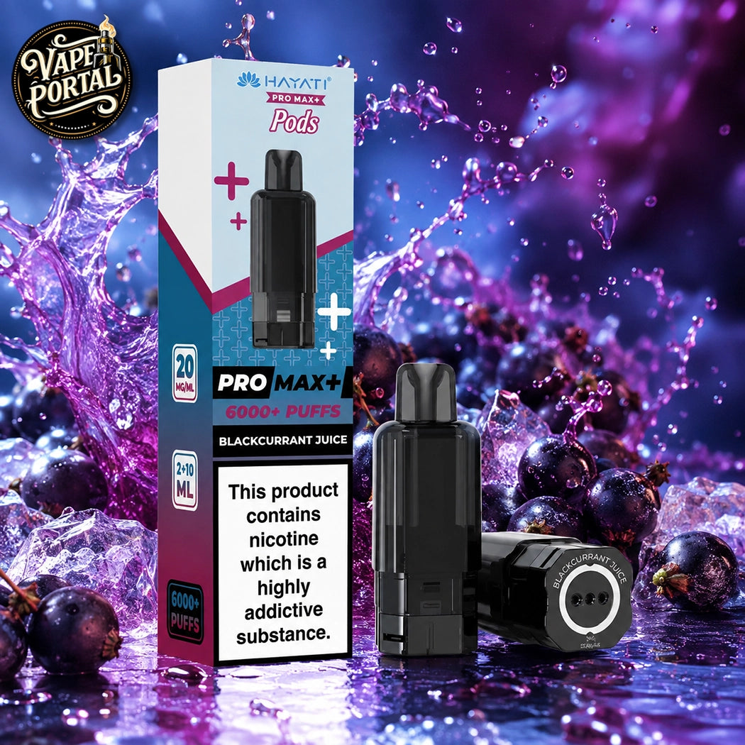 Hayati Pro Max Plus 6000 Pods Blackcurrant Juice