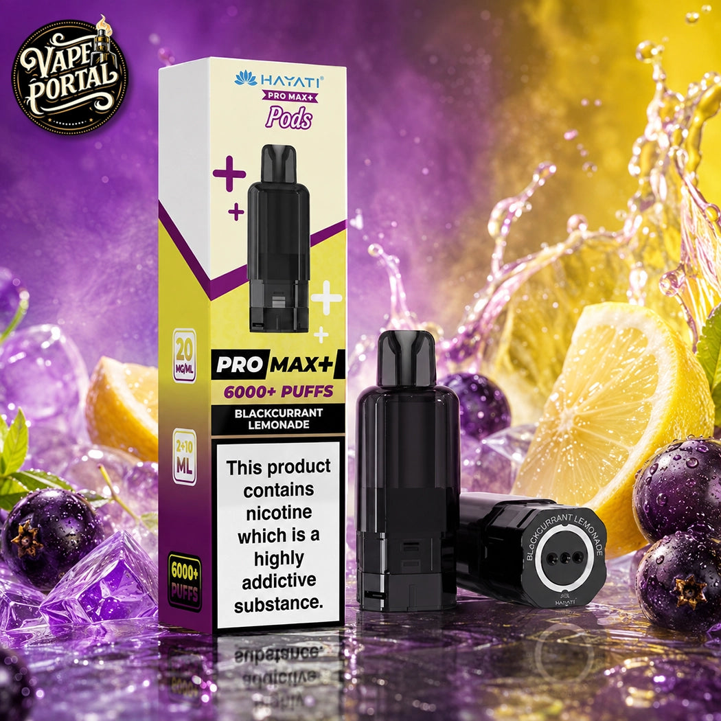 Hayati Pro Max Plus 6000 Pods Blackcurrant Lemonade