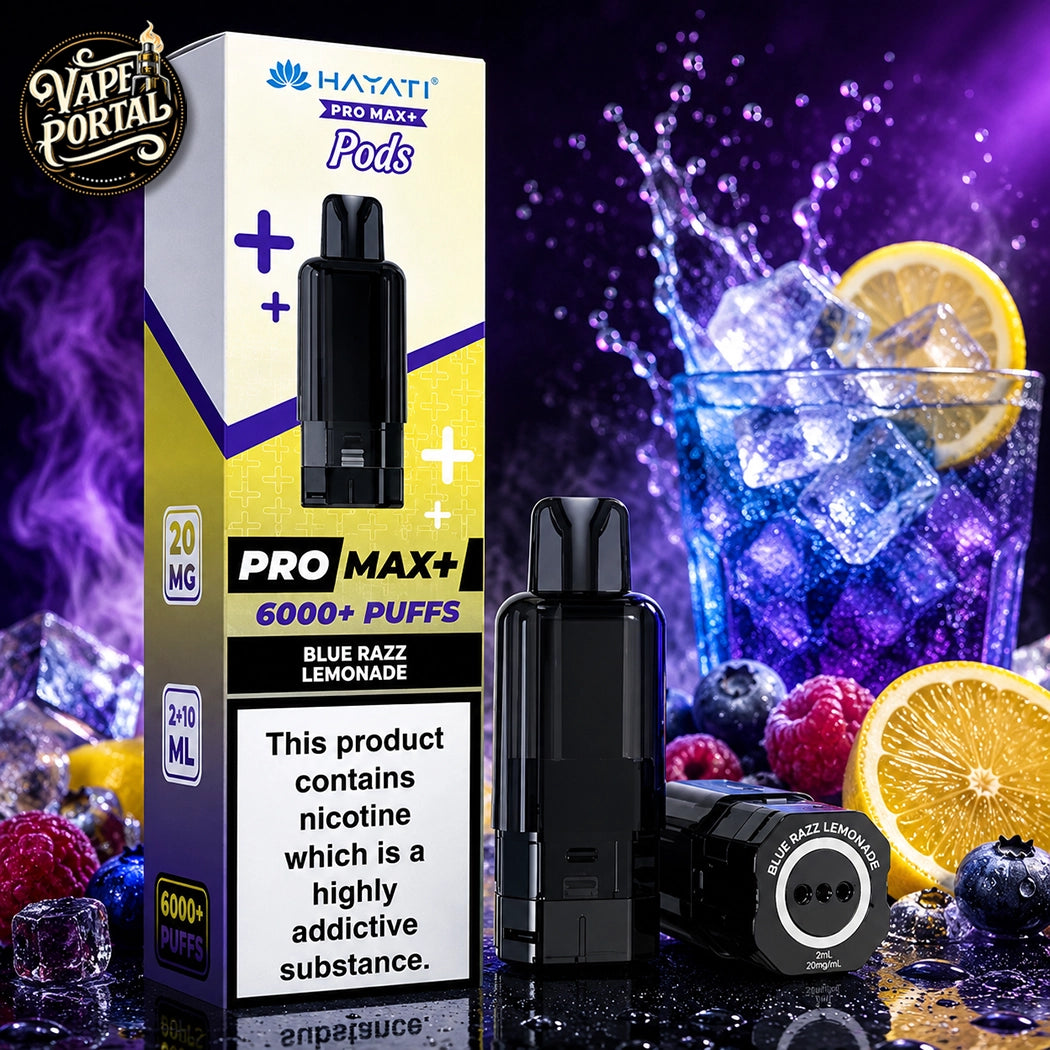 Hayati Pro Max Plus 6000 Pods Blue Razz Lemonade