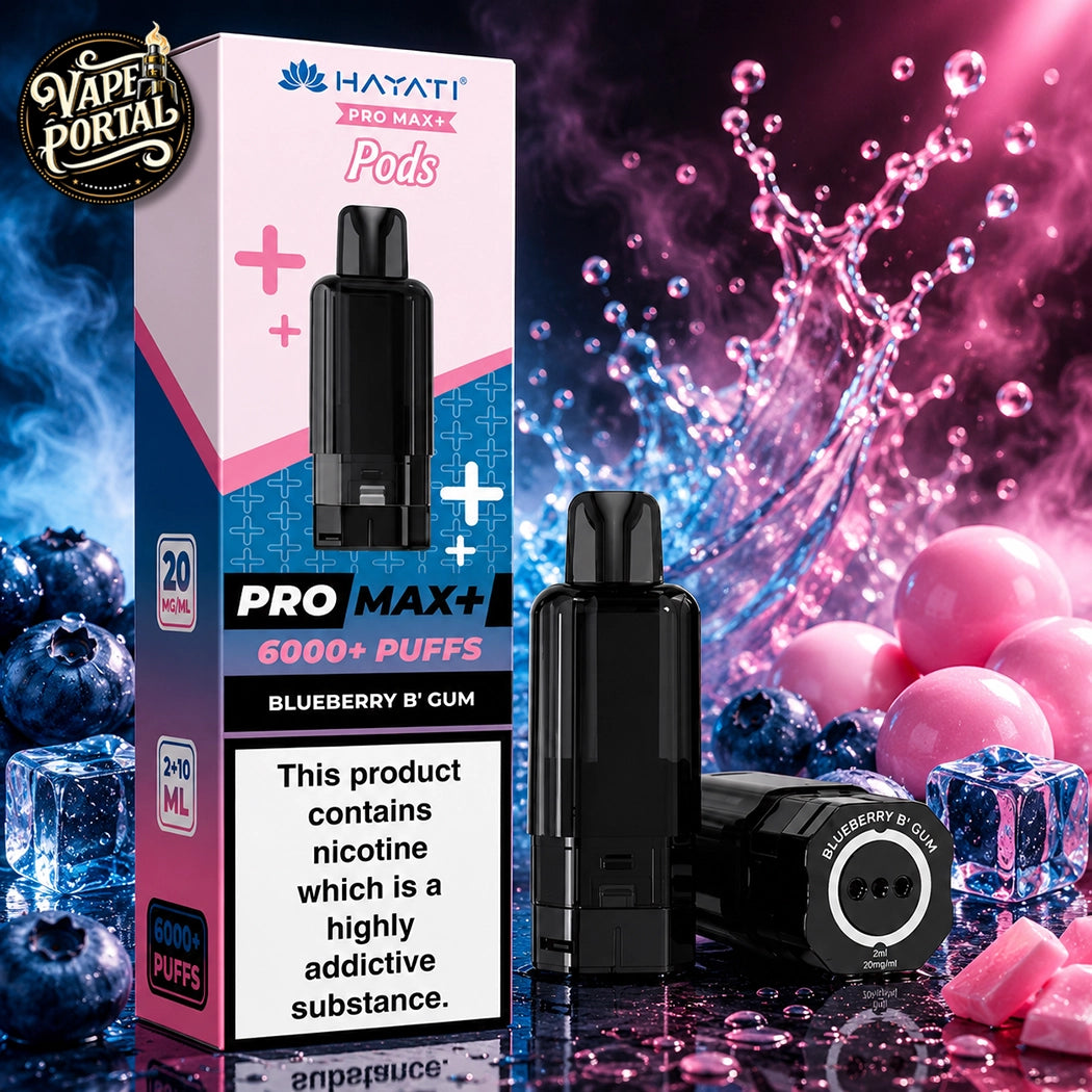 Hayati Pro Max Plus 6000 Pods Blueberry B Gum 