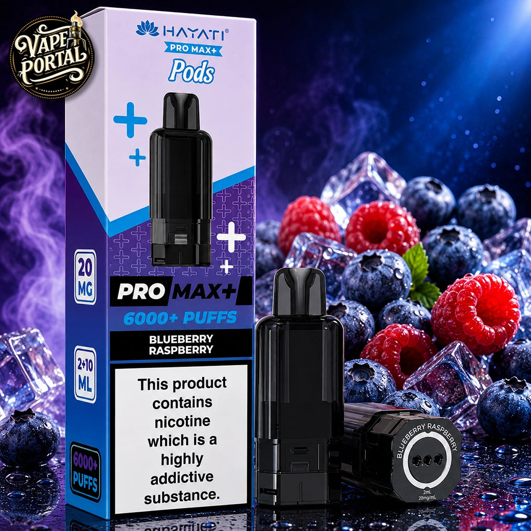 Hayati Pro Max Plus 6000 Pod Blueberry Raspberry 