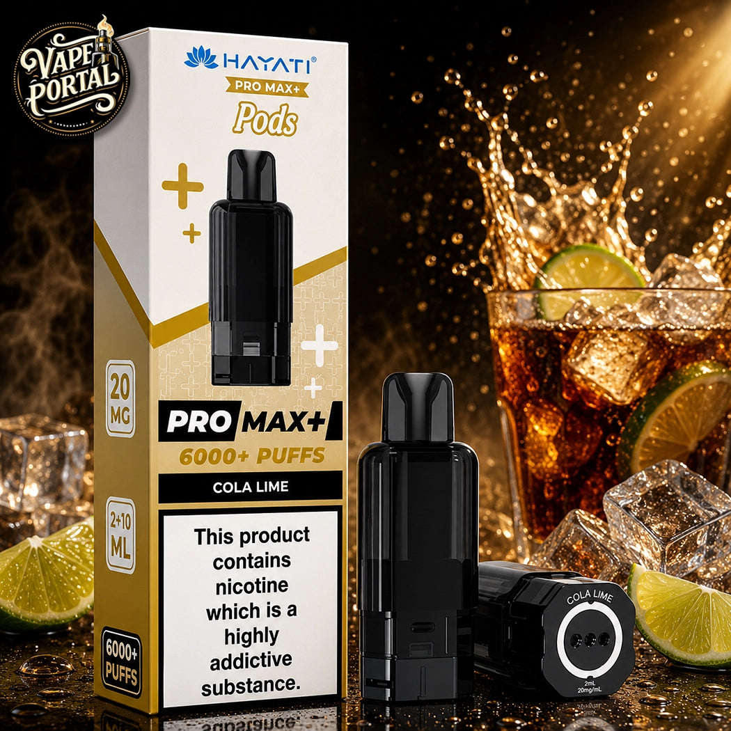 Hayati Pro Max Plus 6000 Pods  Cola Lime 