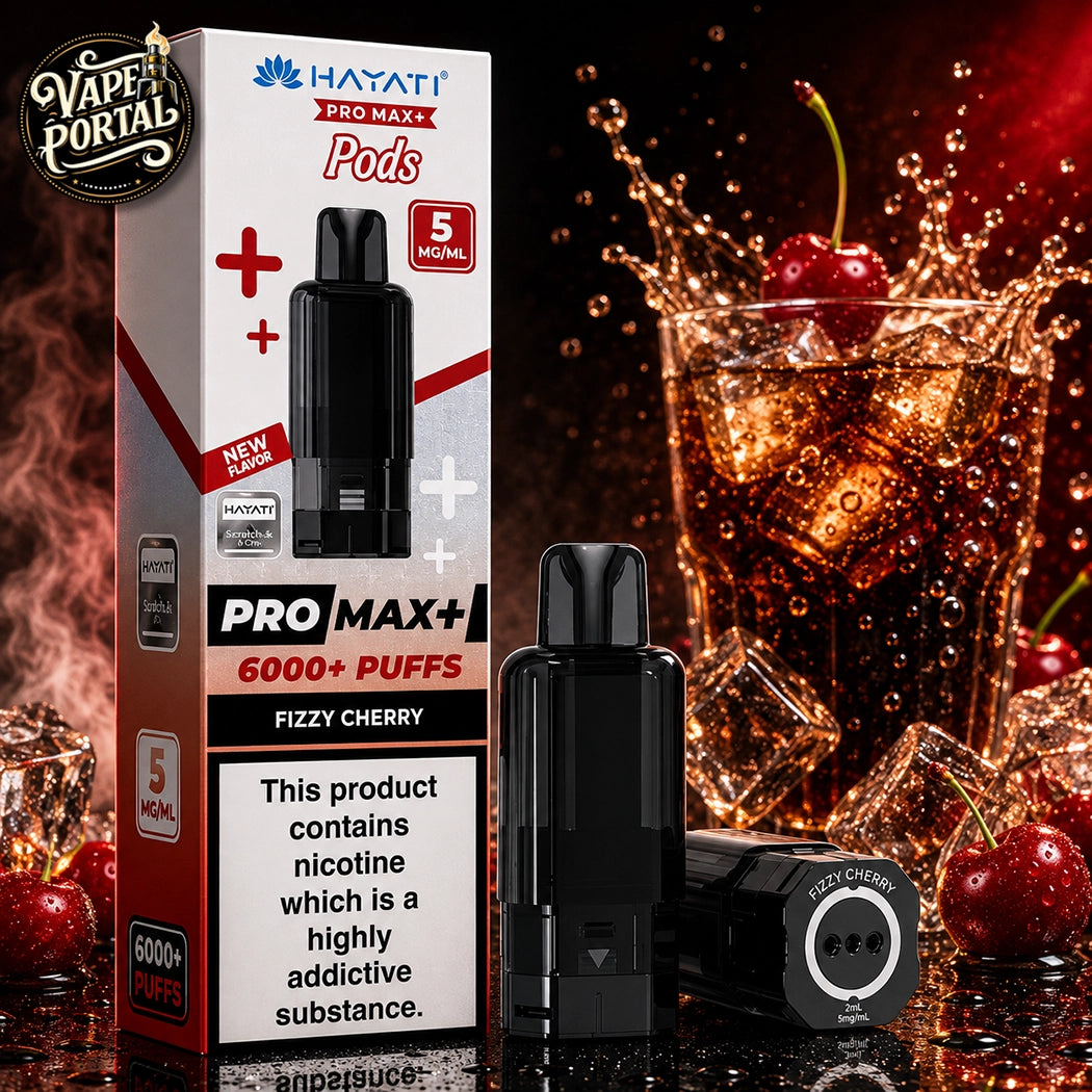 Hayati Pro Max Plus 6000 Pods Fizzy Cherry
