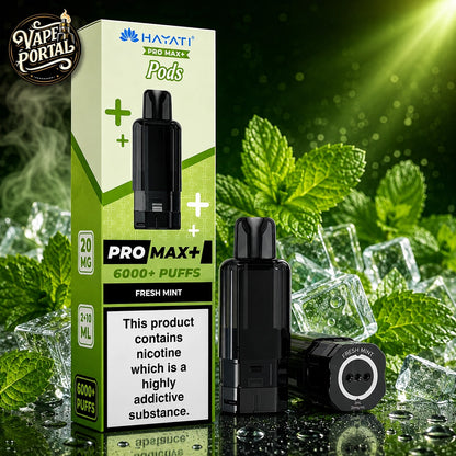 Hayati Pro Max Plus 6000 Pods Fresh Mint
