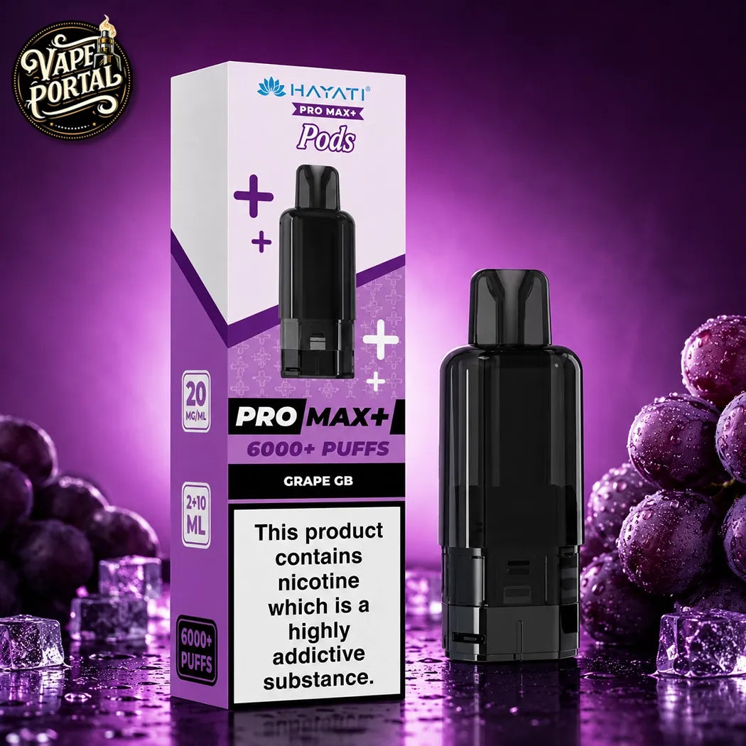 Hayati Pro Max Plus 6000 Pods Grape GB