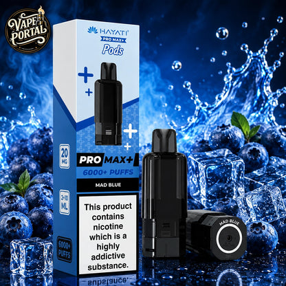 Hayati Pro Max Plus 6000 Pods Mad Blue