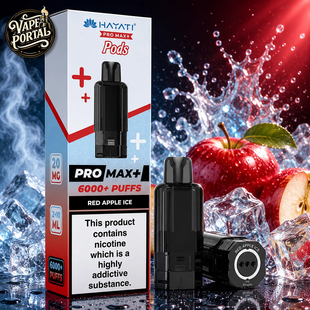 Hayati Pro Max Plus 6000 Pods Red Apple Ice