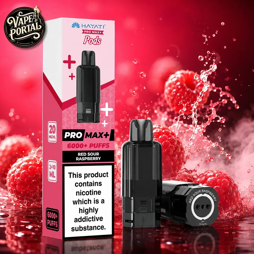 Hayati Pro Max Plus 6000 Pods Red Sour Raspberry