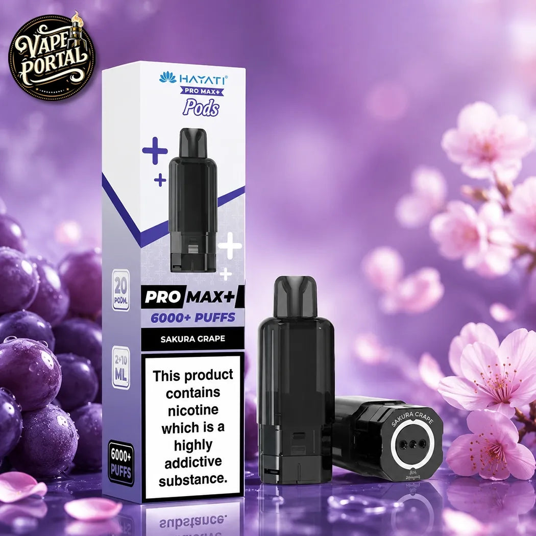 Hayati Pro Max Plus 6000 Pods Sakura Grape