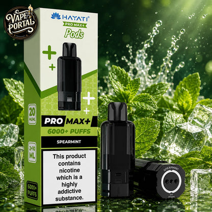 Hayati Pro Max Plus 6000 Pods  Spearmint