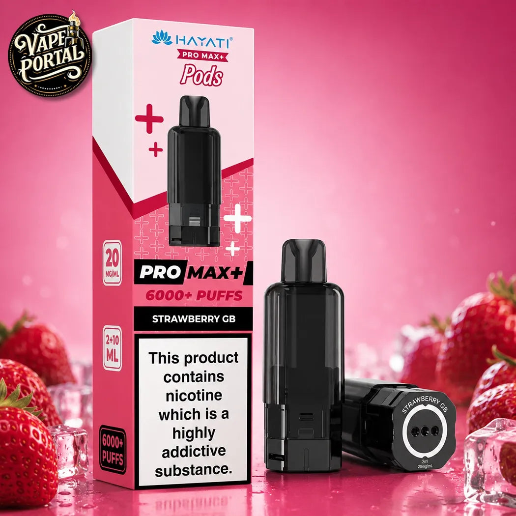 Hayati Pro Max Plus 6000 Pods Strawberry GB