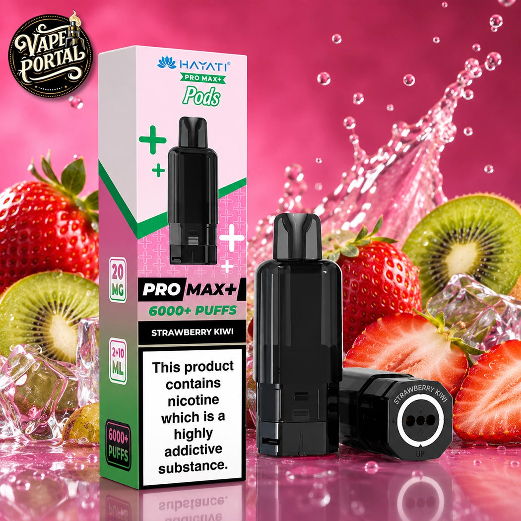 Hayati Pro Max Plus 6000 Pods Strawberry Kiwi