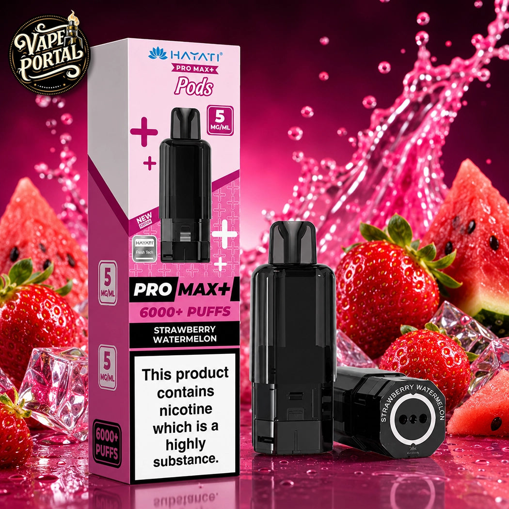 Hayati Pro Max Plus 6000 Pods Strawberry Watermelon