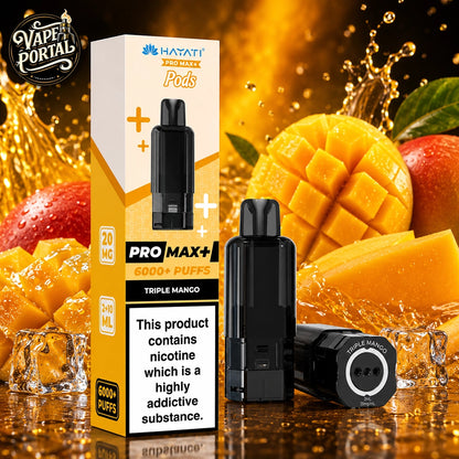 Hayati Pro Max Plus 6000 Pods Triple Mango