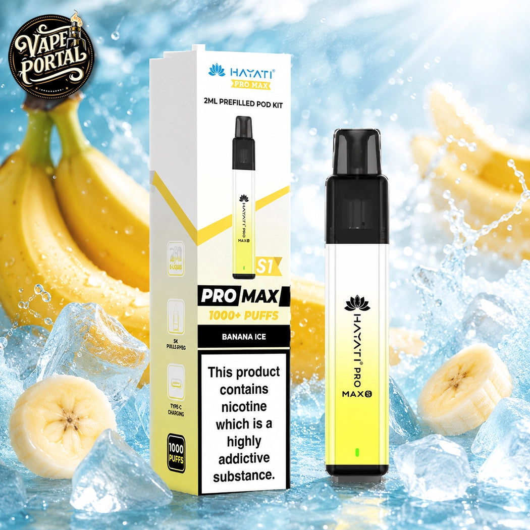 Hayati Pro Max S1 Prefilled Pod Kit Banana Ice