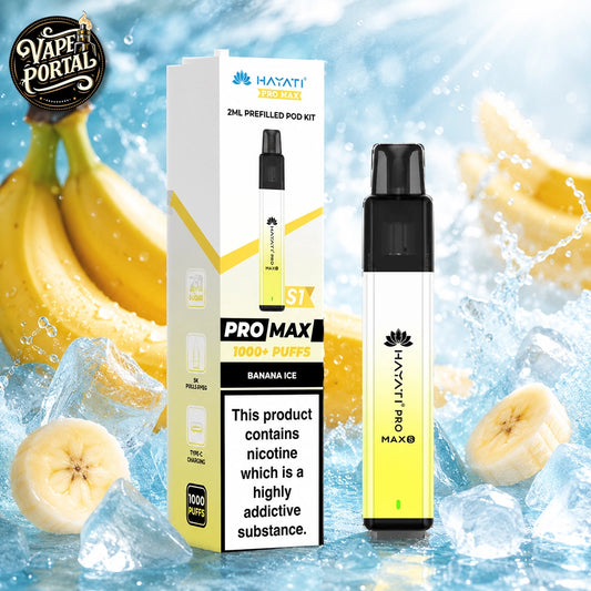 Hayati Pro Max S1 Prefilled Pod Kit Banana Ice