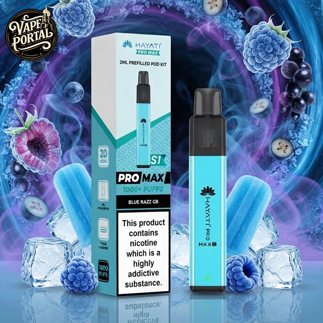 Hayati Pro Max S1 Prefilled Pod Kit Blue Razz GB