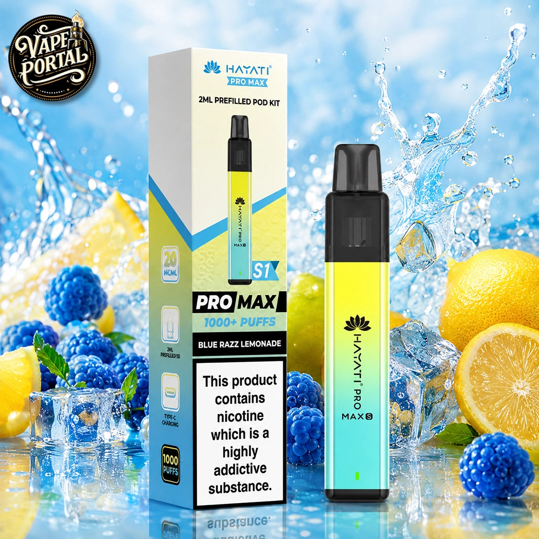 Hayati Pro Max S1 Prefilled Pod Kit Blue Razz Lemonade