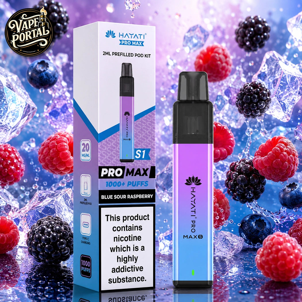 Hayati Pro Max S1 Prefilled Pod Kit Blue Sour Raspberry