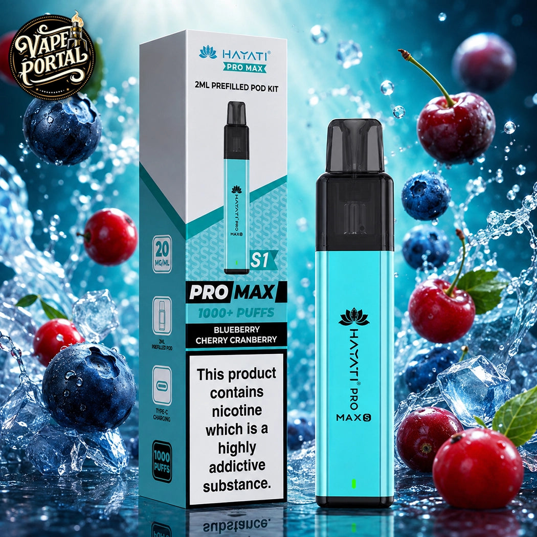Hayati Pro Max S1 Prefilled Pod Blueberry Cherry Cranberry