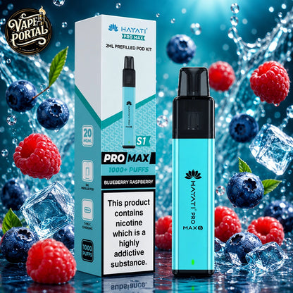 Hayati Pro Max S1 Prefilled Pod Kit Blueberry Raspberry