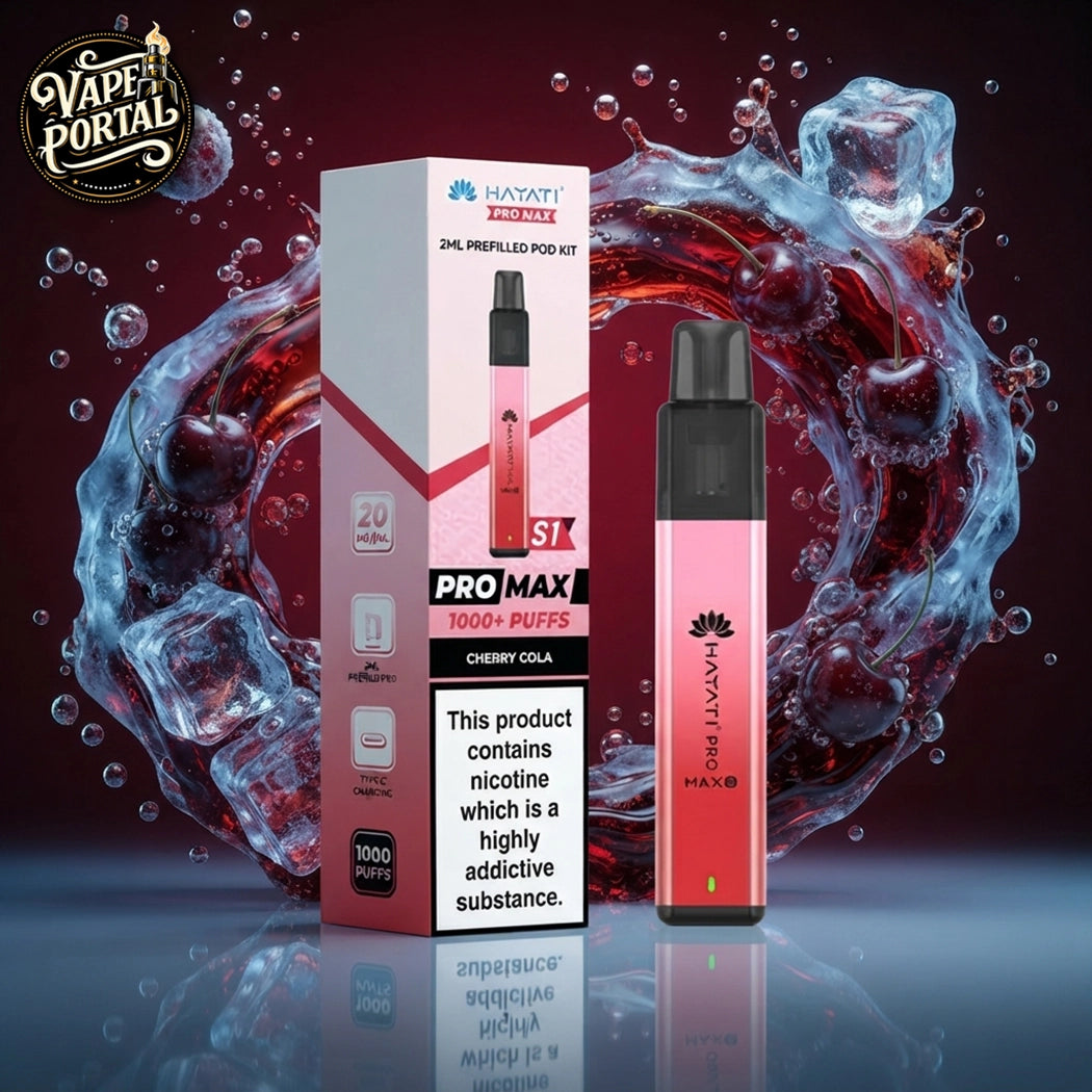 Hayati Pro Max S1 Prefilled Pod Kit Cherry Cola