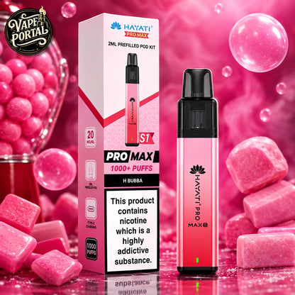 Hayati Pro Max S1 Prefilled Pod Kit H Bubba